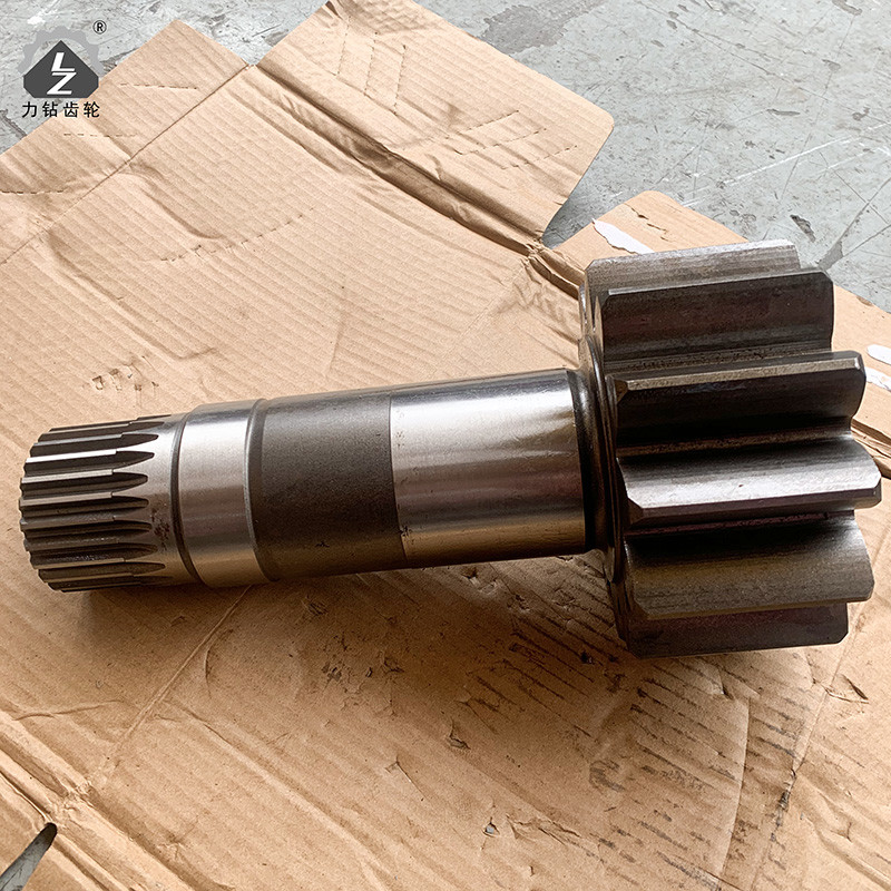 12 Teeth 24 Keys Swing Pinion Gear Shaft Rotary SH120 Excavator Spare Parts