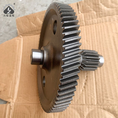 Xử lý nhiệt Máy xúc bánh răng PC60 6 Răng xiên lớn của hộp số quay