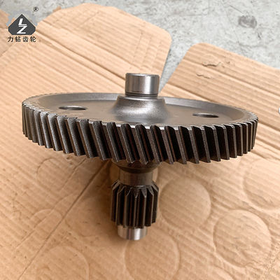 Xử lý nhiệt Máy xúc bánh răng PC60 6 Răng xiên lớn của hộp số quay